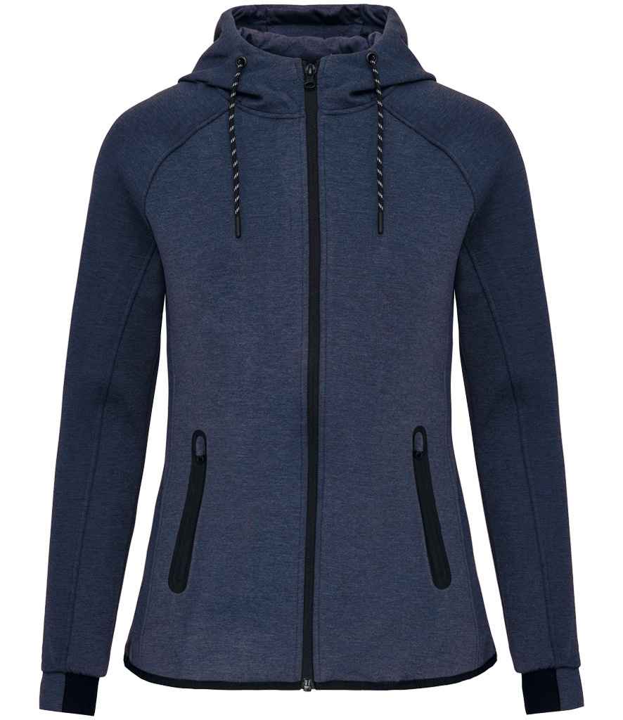 Proact Ladies Performance Hooded Jacket | French Navy Heather