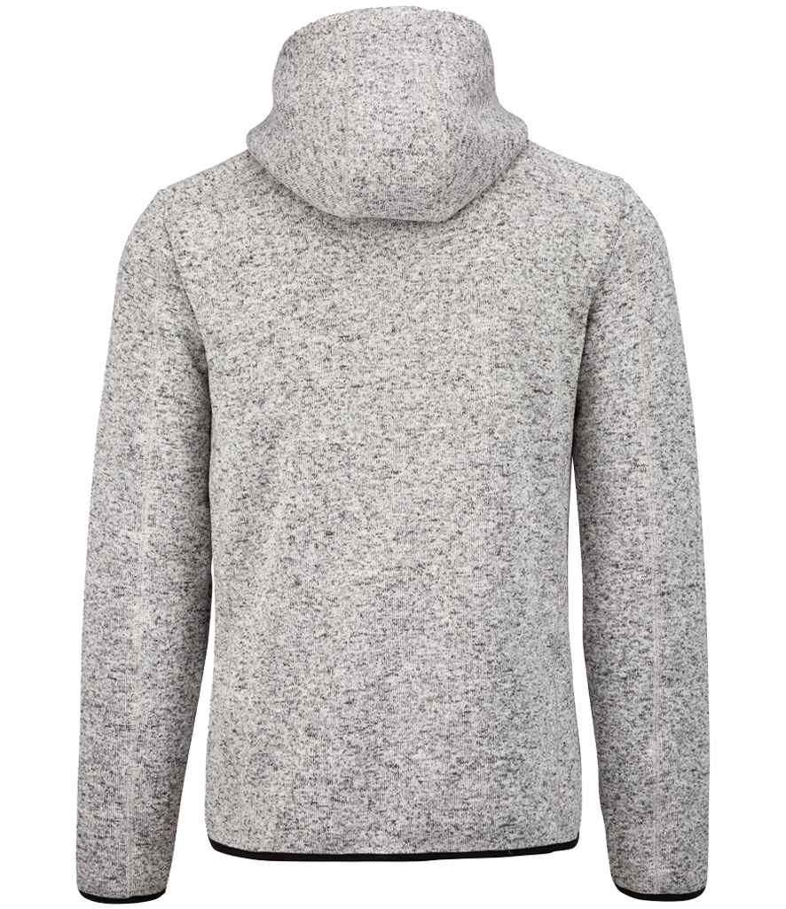 Proact Heather Hooded Jacket | Light Grey Melange