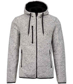 Proact Heather Hooded Jacket | Light Grey Melange