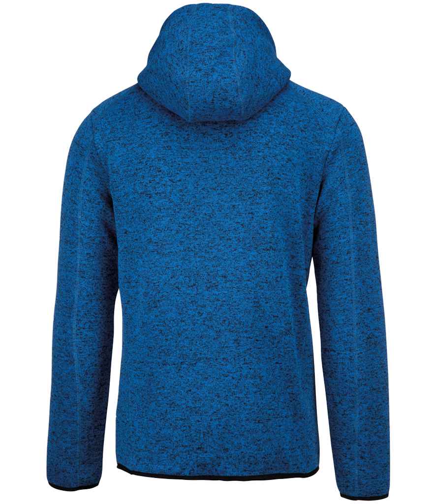 Proact Heather Hooded Jacket | Light Royal Blue Melange