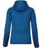 Proact Ladies Heather Hooded Jacket | Light Royal Blue Melange