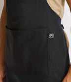 Premier Fairtrade Organic Cotton Bib Apron | Black