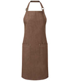 Premier Fairtrade Organic Cotton Denim Bib Apron in Durable, High-Quality Fabric