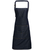 Premier Denim Bib Apron crafted from durable high-quality denim for professional use