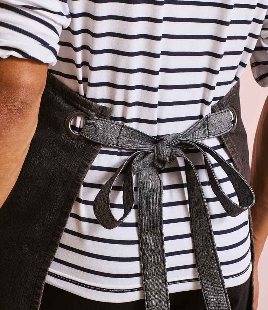 Premier Domain Bib Apron | Durable Denim Workwear for Professional Use