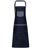 Premier Domain Bib Apron | Durable Denim Workwear for Professional Use