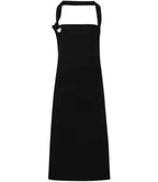 Premier Calibre Bib Apron with Adjustable Neck Strap and Front Pockets for Professional Use