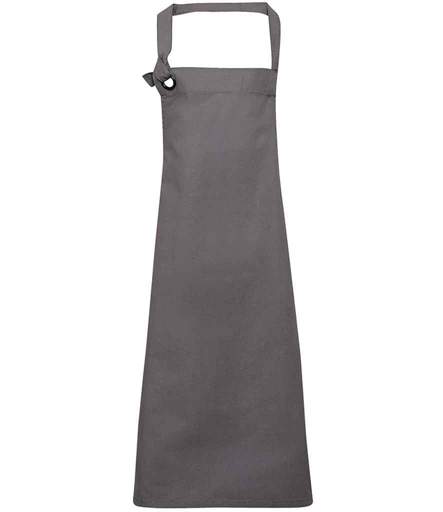Premier Calibre Bib Apron with Adjustable Neck Strap and Front Pockets for Professional Use