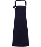 Premier Calibre Bib Apron with Adjustable Neck Strap and Front Pockets for Professional Use