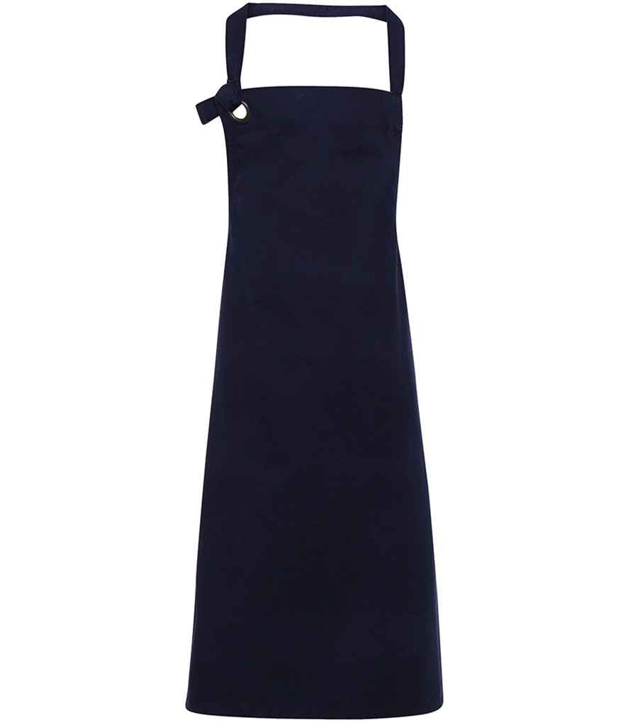 Premier Calibre Bib Apron with Adjustable Neck Strap and Front Pockets for Professional Use