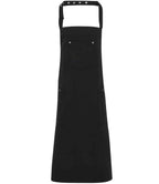 Premier Cotton Chino Bib Apron with Durable Fabric and Adjustable Neck Strap