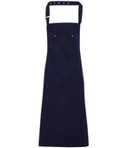 Premier Cotton Chino Bib Apron with Durable Fabric and Adjustable Neck Strap