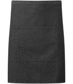 Premier 'Colours' Mid Length Apron with Pocket in Durable Denim Fabric
