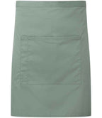 Premier 'Colours' Mid Length Apron with Pocket in Denim-Inspired Fabric