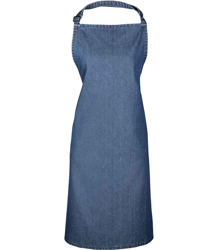 Premier 'Colours' Bib Apron in a Range of Classic and Denim Fabric Options
