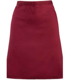 Premier 'Colours' Mid Length Apron in a Range of Stylish and Vibrant Shades