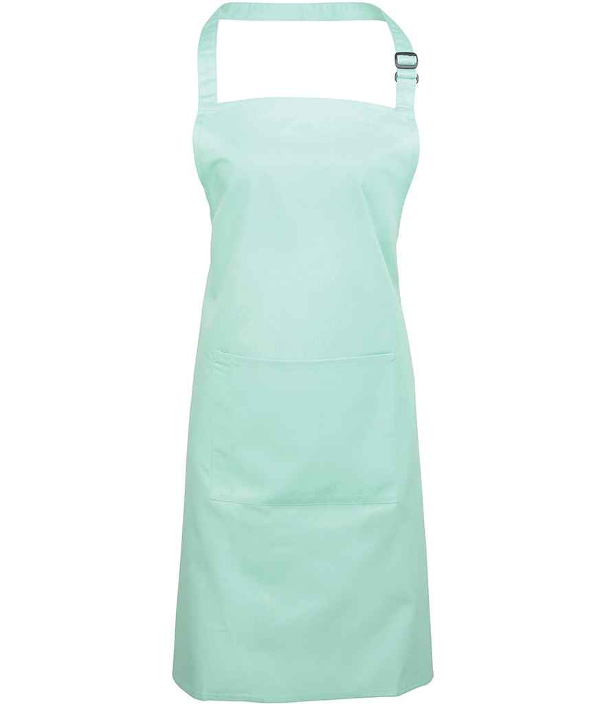 Premier 'Colours' Bib Apron with Pocket in a Range of Vibrant Shades