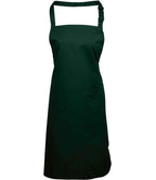 Premier 'Colours' Bib Apron with Pocket in a Range of Stylish Green and Grey Shades