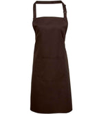 Premier 'Colours' Bib Apron with Pocket in a Range of Stylish Shades