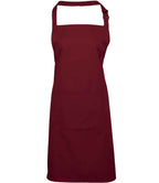 Premier 'Colours' Bib Apron with Pocket – Durable and Stylish Protection for Any Task