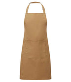 Premier 'Colours' Bib Apron with Pocket in a Range of Stylish Shades
