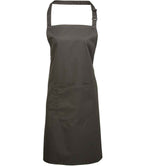 Premier 'Colours' Bib Apron with Pocket in a Range of Stylish Shades