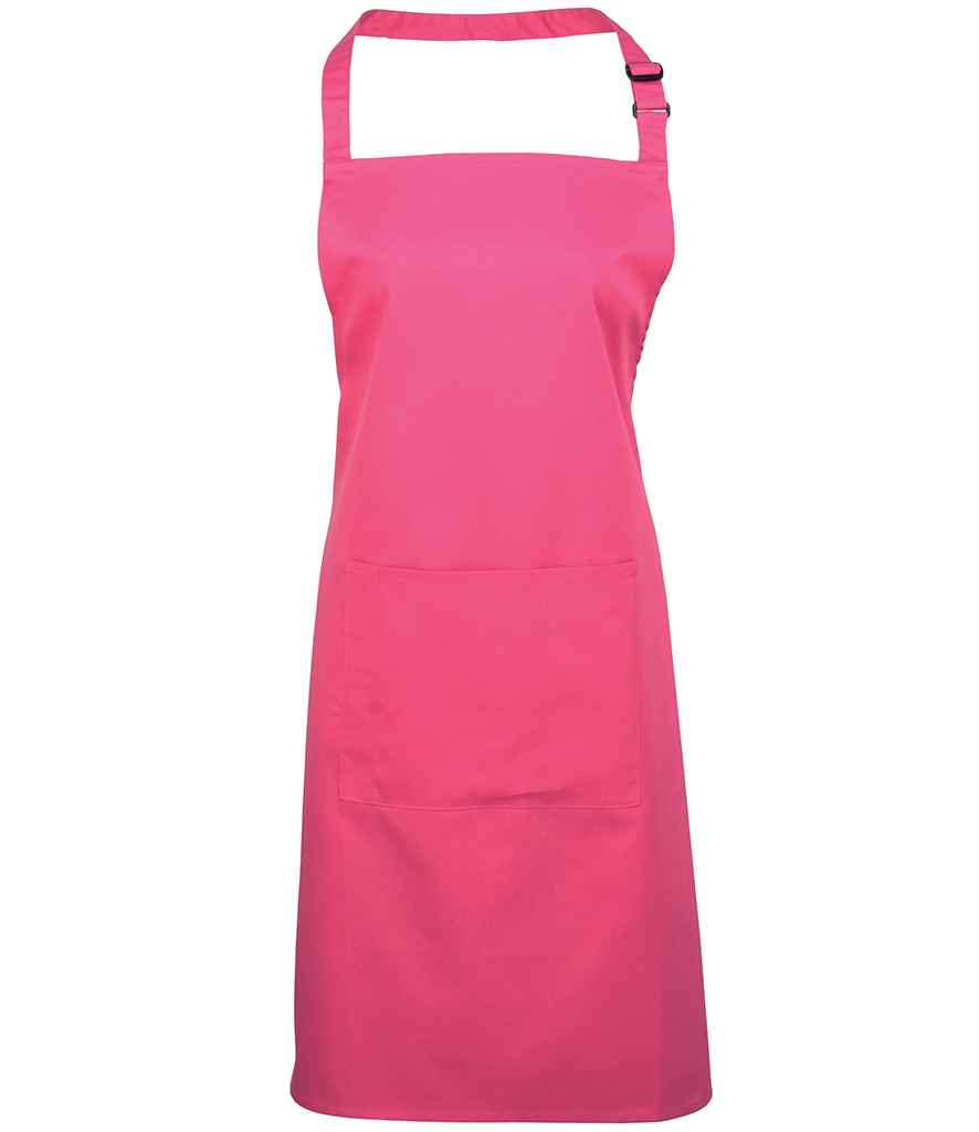 Premier 'Colours' Bib Apron with Pocket – Durable and Stylish Protection for Any Task