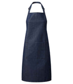Premier 'Colours' Bib Apron with Pocket in Durable Denim and Classic Fabric Options