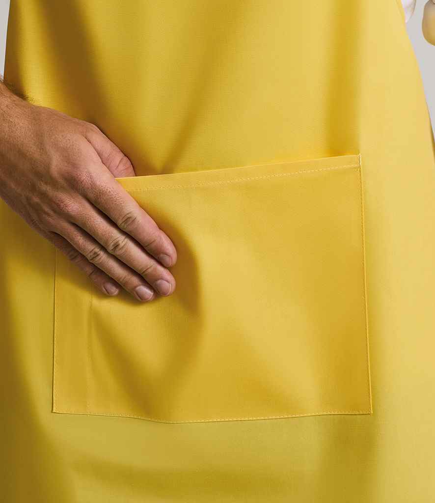 Premier 'Colours' Bib Apron with Pocket in Vibrant Shades