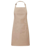 Premier 'Colours' Bib Apron with Pocket in a Range of Stylish Shades