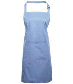 Premier 'Colours' Bib Apron with Pocket in Durable Denim and Classic Fabric Options
