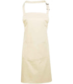 Premier 'Colours' Bib Apron with Pocket in Durable Denim and Classic Fabric Options