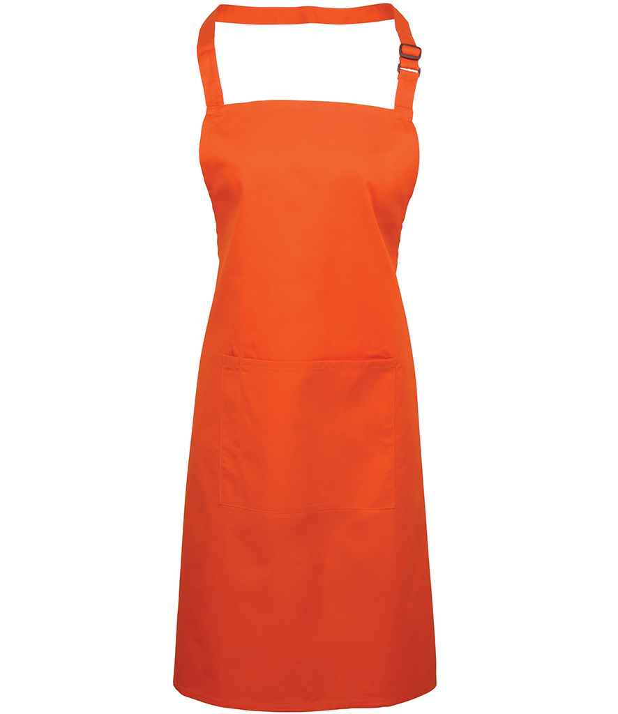Premier 'Colours' Bib Apron with Pocket in Vibrant Shades