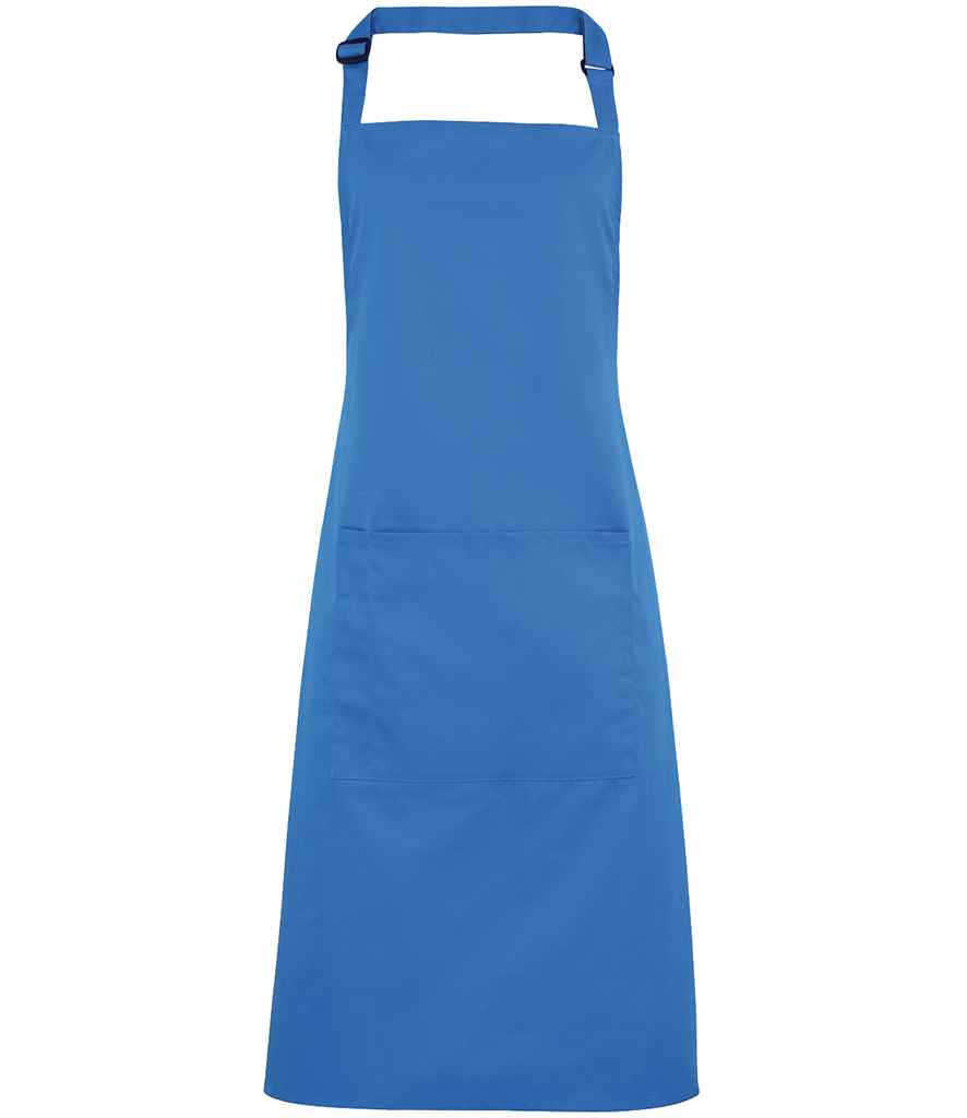 Premier 'Colours' Bib Apron with Pocket in a Range of Vibrant Shades