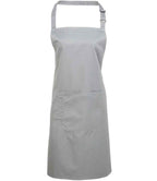 Premier 'Colours' Bib Apron with Pocket in a Range of Stylish Green and Grey Shades