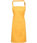 Premier 'Colours' Bib Apron with Pocket in Vibrant Shades