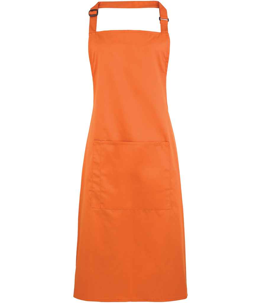 Premier 'Colours' Bib Apron with Pocket in Vibrant Shades