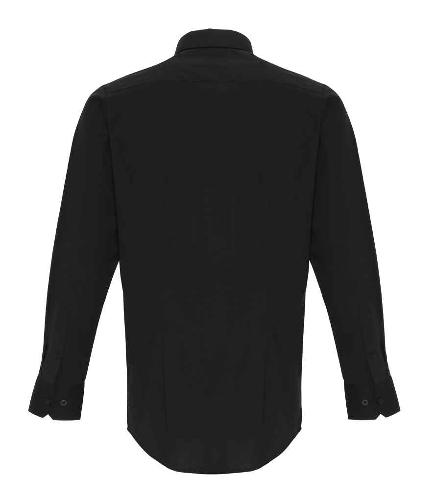 Premier Long Sleeve Stretch Fit Poplin Shirt with Superior Comfort and Classic Style