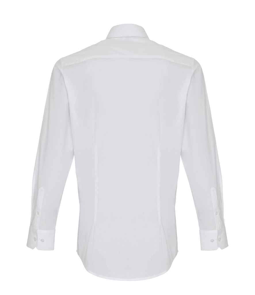 Premier Long Sleeve Stretch Fit Poplin Shirt with Superior Comfort and Classic Style