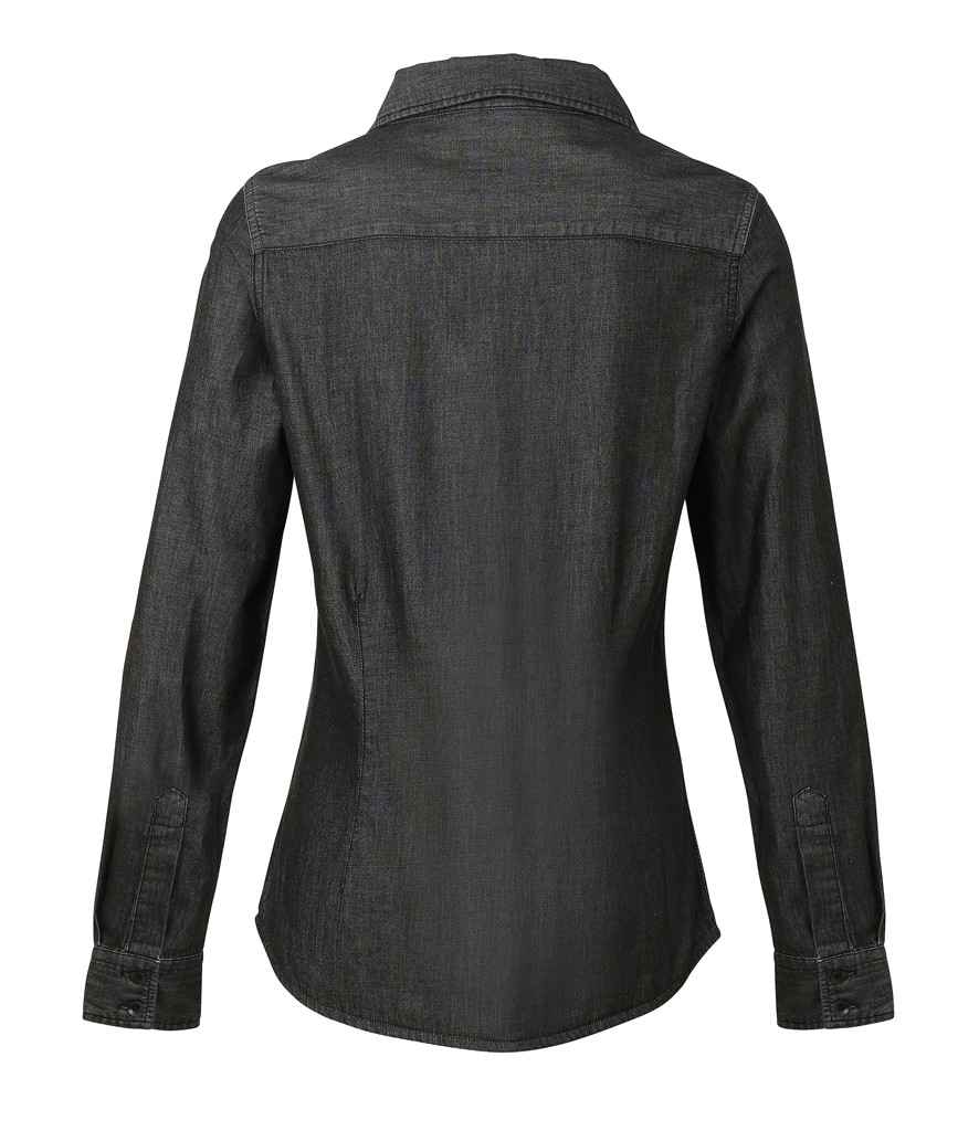 Premier Ladies Jeans Stitch Denim Shirt in Classic Denim Styles