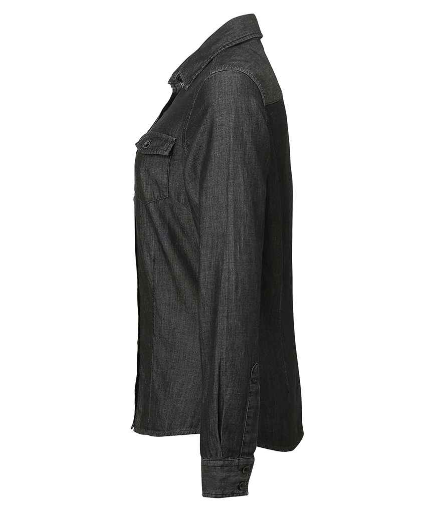 Premier Ladies Jeans Stitch Denim Shirt in Classic Denim Styles
