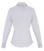 Premier Ladies Long Sleeve Stretch Fit Poplin Shirt – Classic Tailored Fit for Elegant Comfort