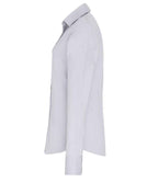 Premier Ladies Long Sleeve Stretch Fit Poplin Shirt – Classic Tailored Fit for Elegant Comfort