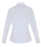 Premier Ladies Long Sleeve Stretch Fit Poplin Shirt – Classic Tailored Fit for Elegant Comfort