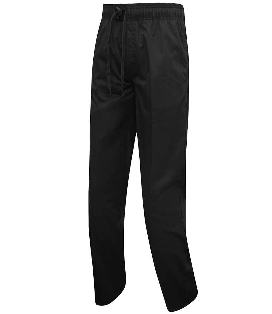 Premier Select Slim Leg Chef's Trousers | Black