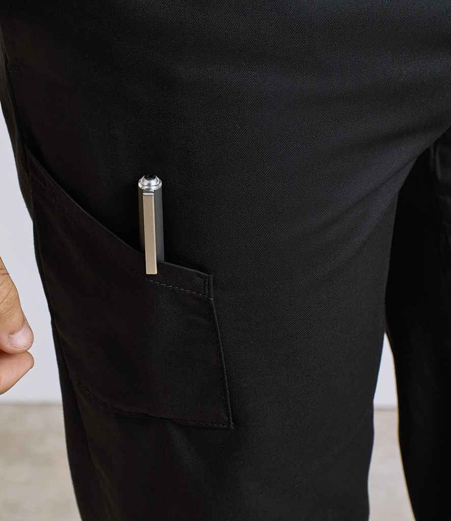 Premier Select Slim Leg Chef's Trousers | Black