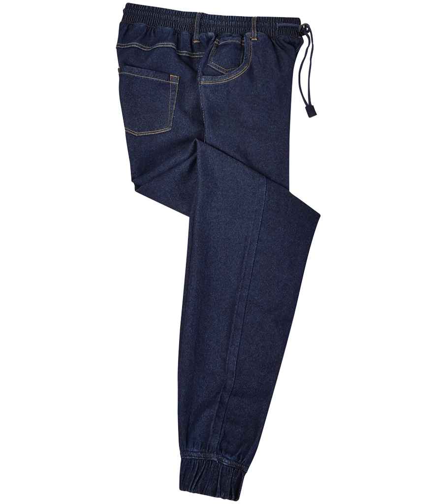 Premier Artisan Chef's Joggers in Premium Denim Fabric for Ultimate Comfort and Style