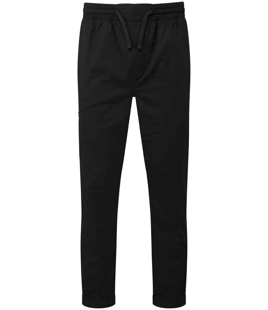 Premier Recyclight® Chef's Cargo Trousers | Black