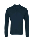 Premier Long Sleeve Coolchecker® Piqué Polo Shirt with Moisture-Wicking Performance