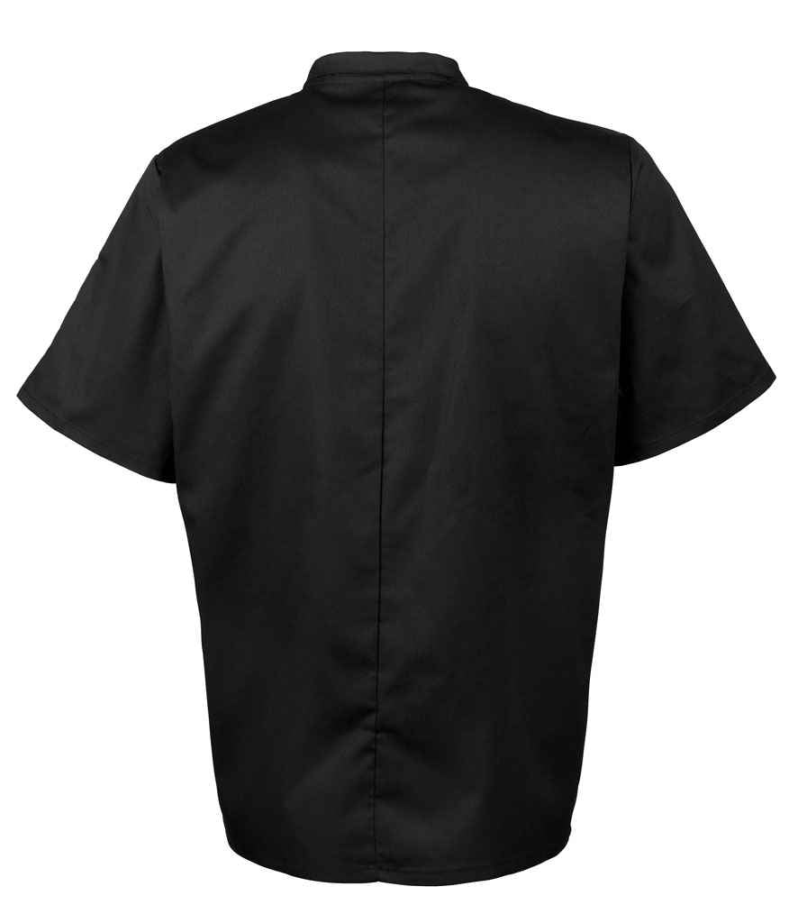 Premier Short Sleeve Chef's Jacket with Durable Fabric and Comfortable Fit for Professional Kitchens